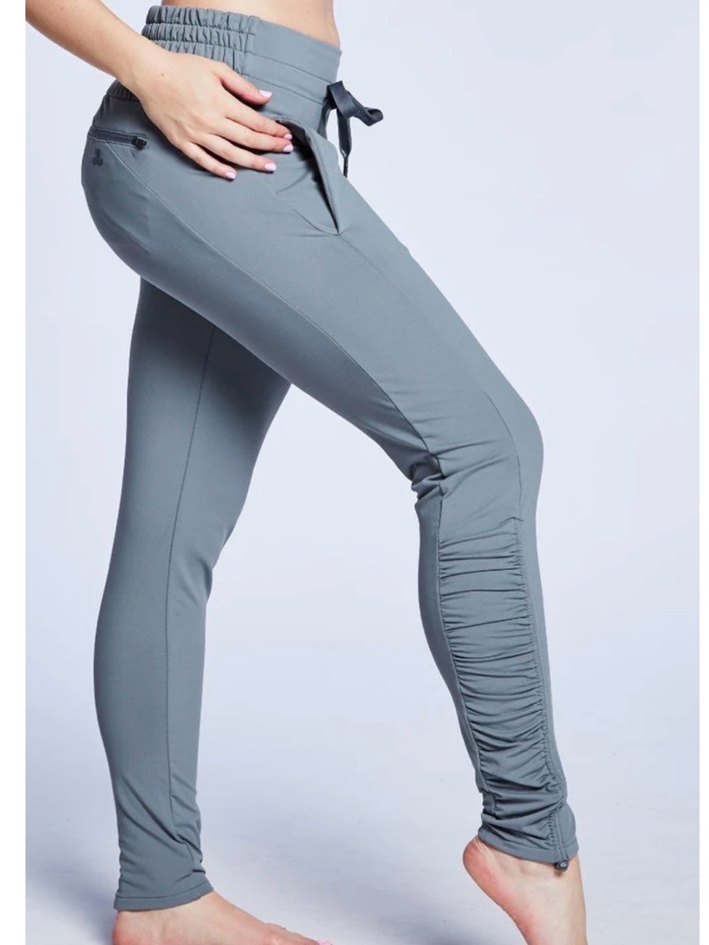 Jo+Jax Flora Pants - Dance athletic warm up athleisure Gray AXS